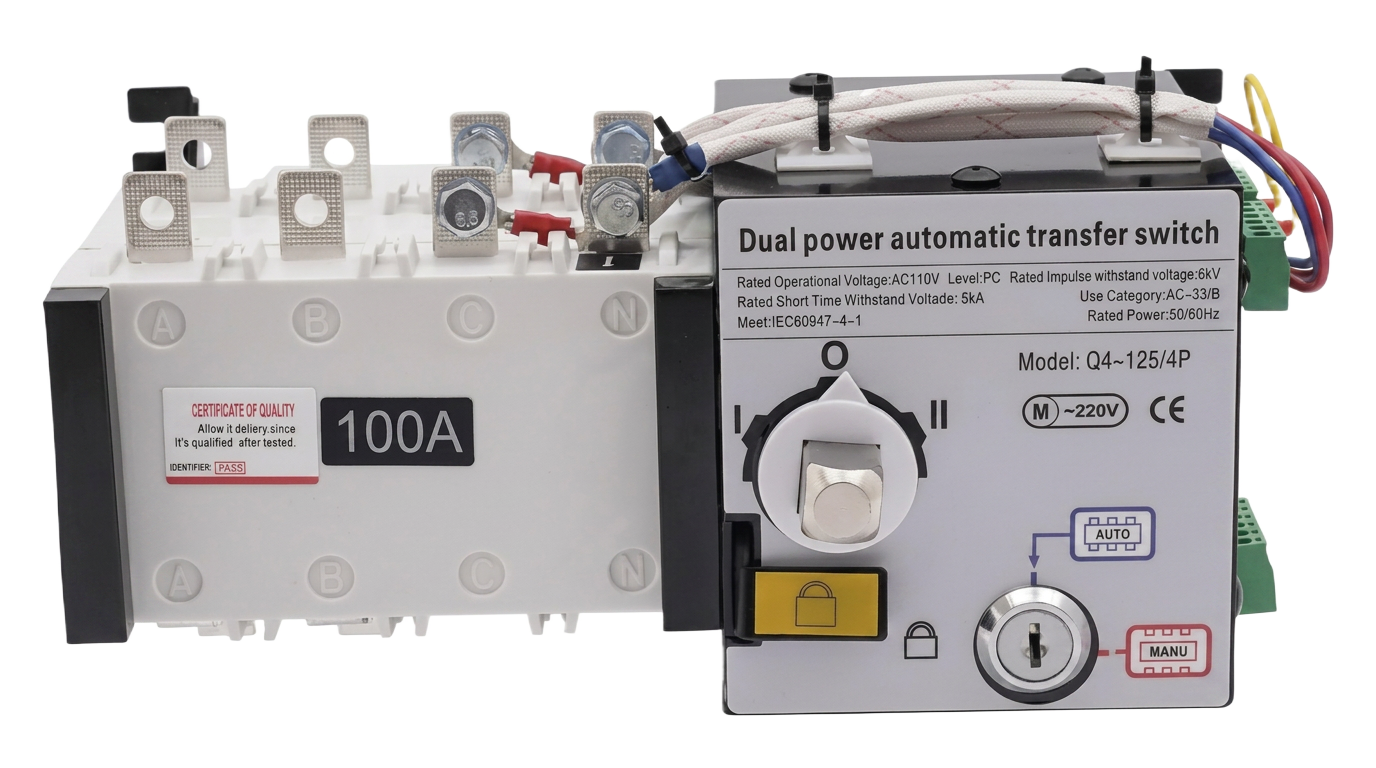 100 Amps Auto Transfer Switch